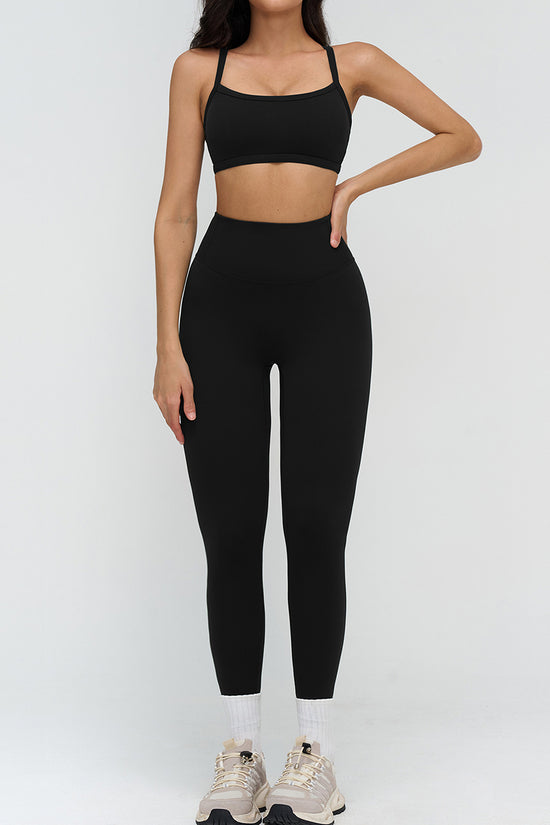 Sleek Sleeveless Activewear Set