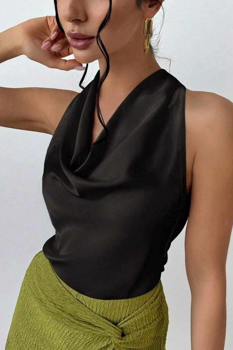 Sleek Halter Tank Top