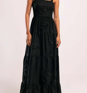 Crab Print Maxi Dress