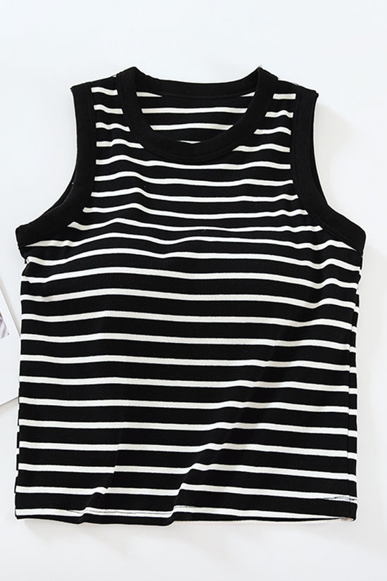 Striped Sleeveless Tank Top