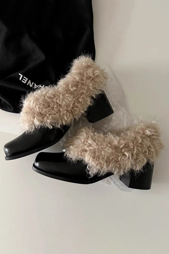 Cozy Chic Fur-Lined Loafers