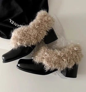 Cozy Chic Fur-Lined Loafers