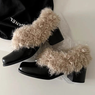 Cozy Chic Fur-Lined Loafers