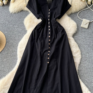 Button-Down Casual Dress