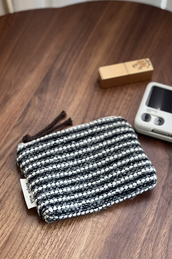 Handwoven Textured Pouch