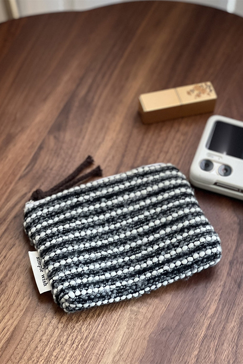 Handwoven Textured Pouch