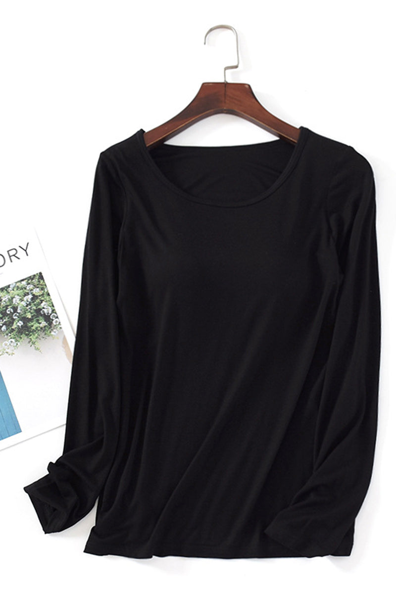 Essential Long Sleeve Crew Neck Tee