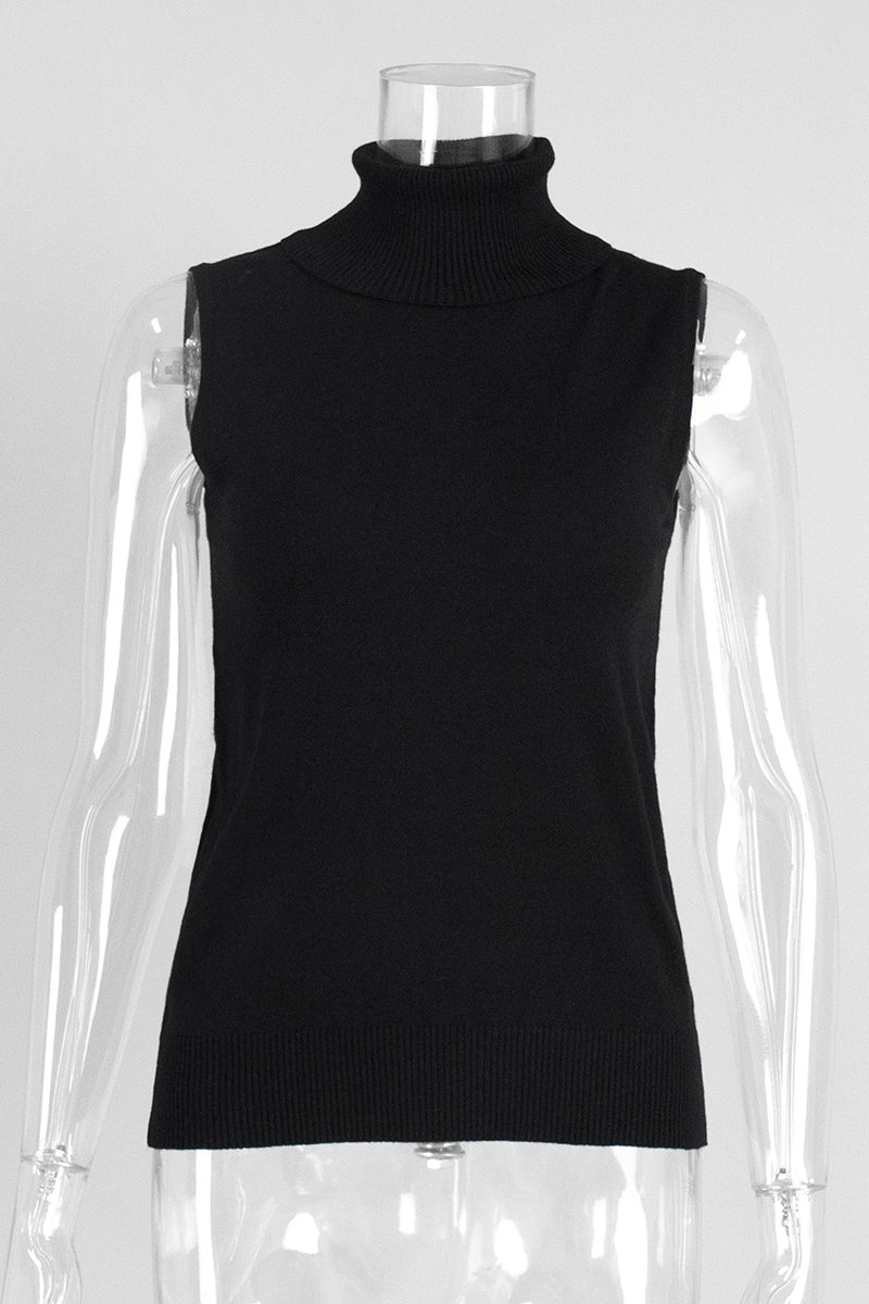 Timeless Turtleneck Sweater Vest