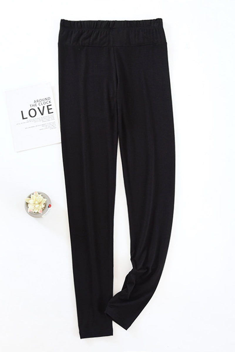 Essential High-Waist Casual Pants