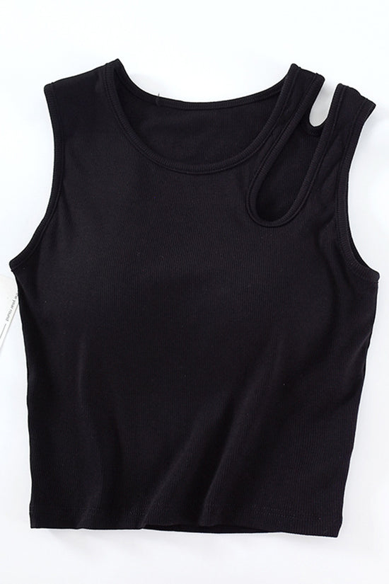 Chic Sleeveless Bodycon Tank Top