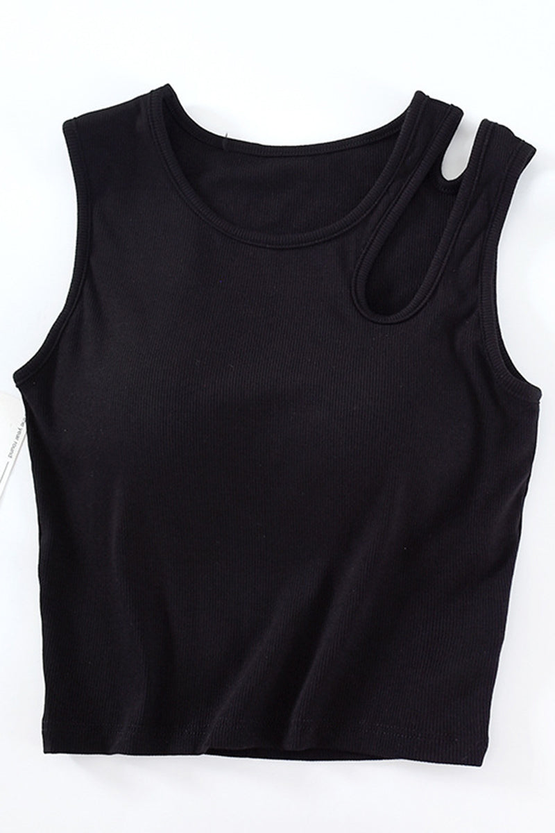 Chic Sleeveless Bodycon Tank Top