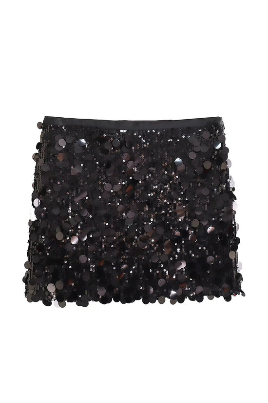 Sequin Glam Mini Skirt