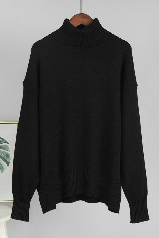 Cozy Turtleneck Relaxed Sweater