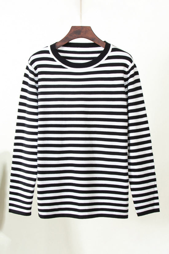 Striped Long Sleeve Sweater