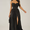 Spaghetti Strap Maxi Dress with Side Slit
