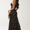 Spaghetti Strap Lace Maxi Dress
