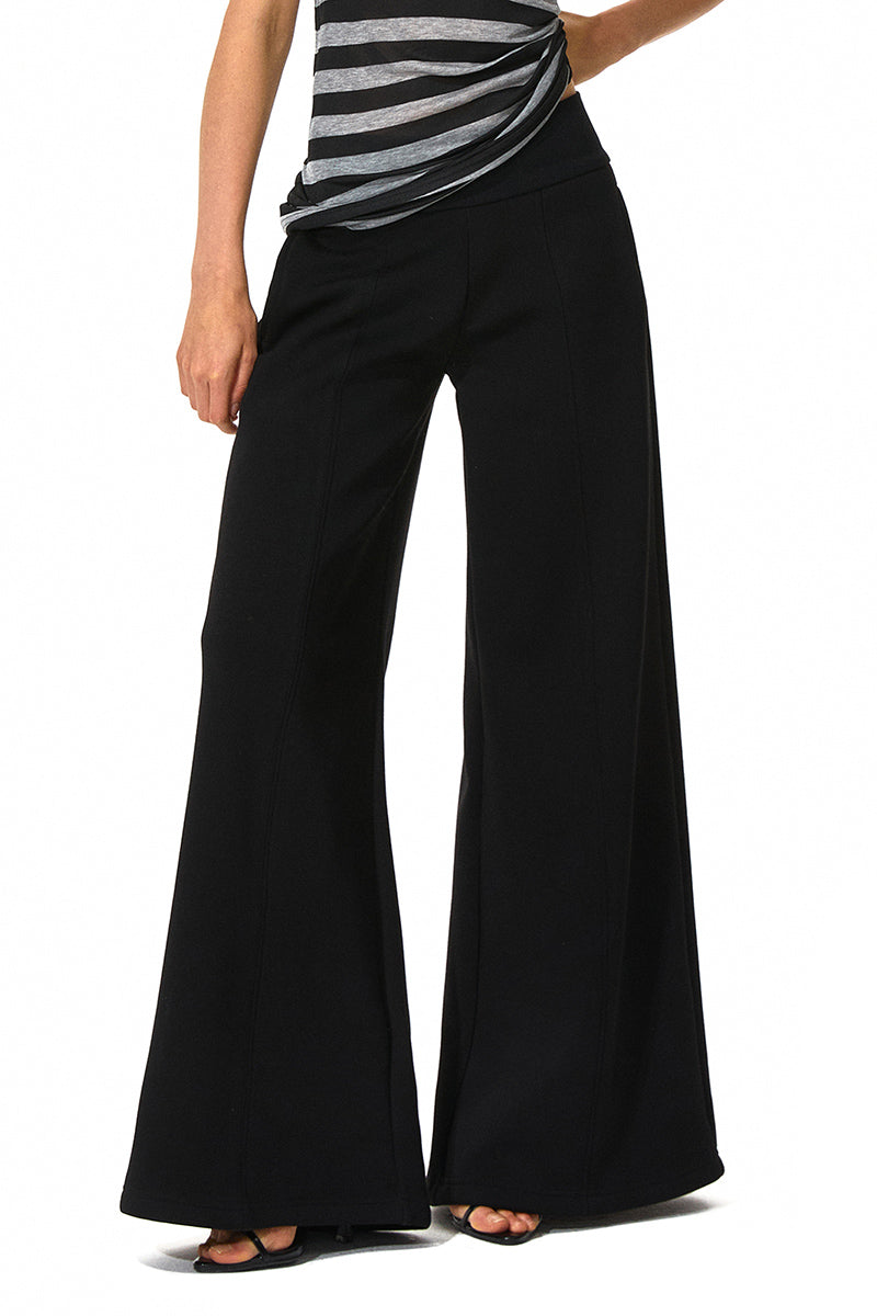 High-Waisted Wide-Leg Pants