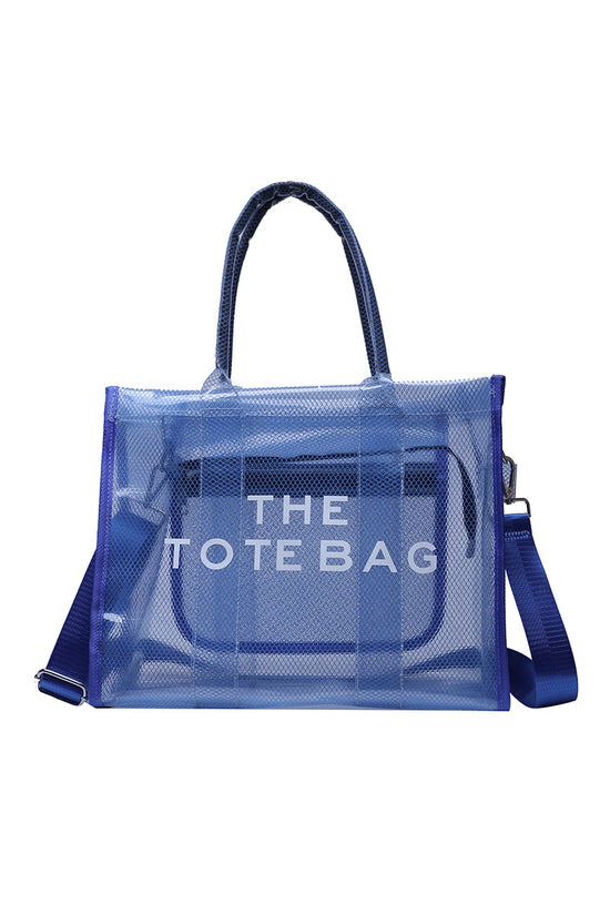 Mesh Tote Bag with Shoulder Strap