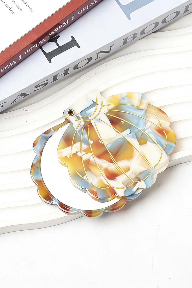 Seashell Compact Mirror