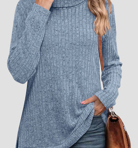 Cozy Turtleneck Long Sleeve Top