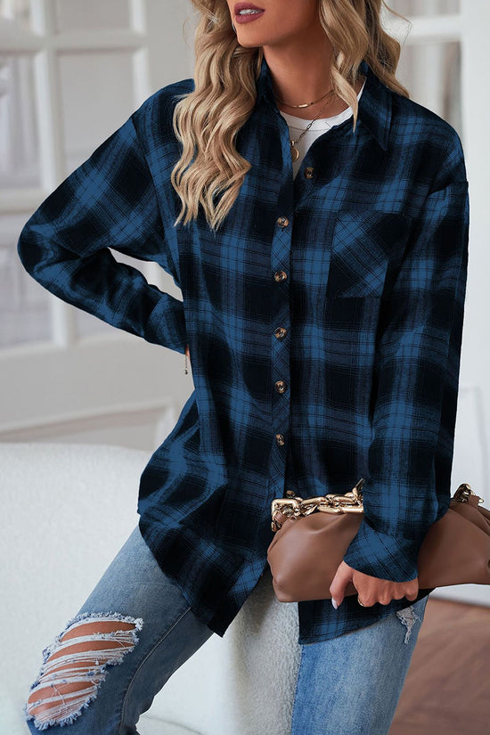 Casual Plaid Long Sleeve Shirt