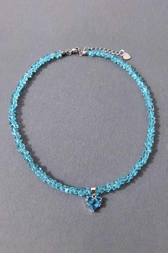 Sparkling Heart Pendant Necklace