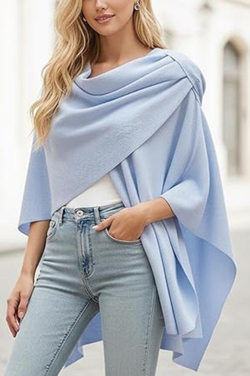 Elegant Draped Cardigan