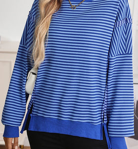 Cozy Oversized Textured Sweatshirt