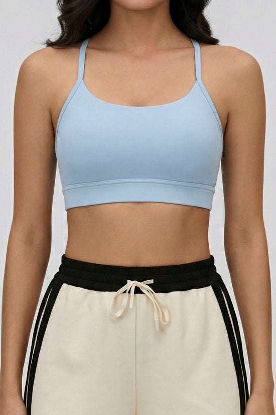 Strappy Back Active Crop Top