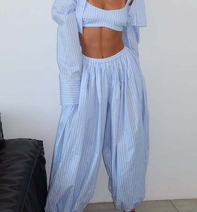 Casual Chic Three Piece Lounge Set