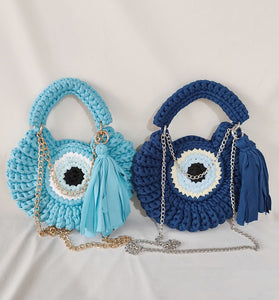 Chic Crochet Chain Shoulder Bag