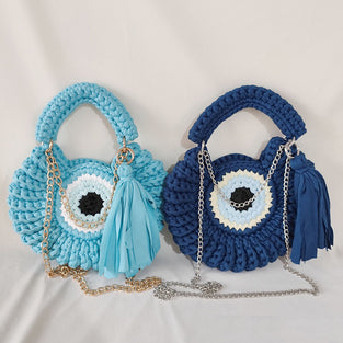 Chic Crochet Chain Shoulder Bag