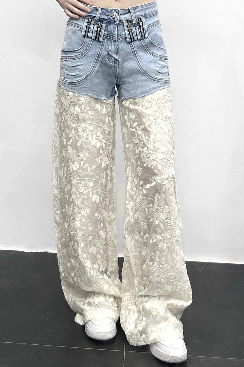 Hybrid Straight-Leg Jeans