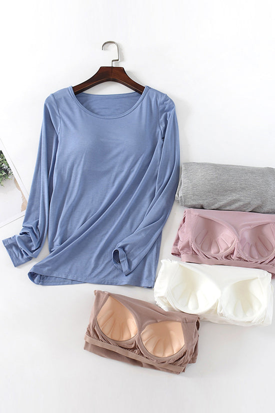 Essential Long Sleeve Crew Neck Tee
