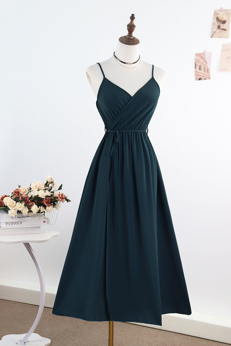 Elegant Sleeveless Wrap Maxi Dress