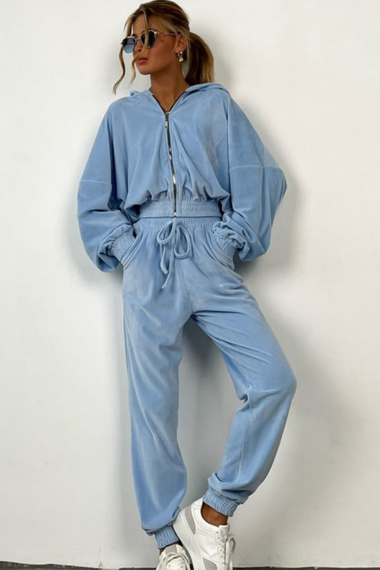 Relaxed Fit Hoodie and Jogger Set