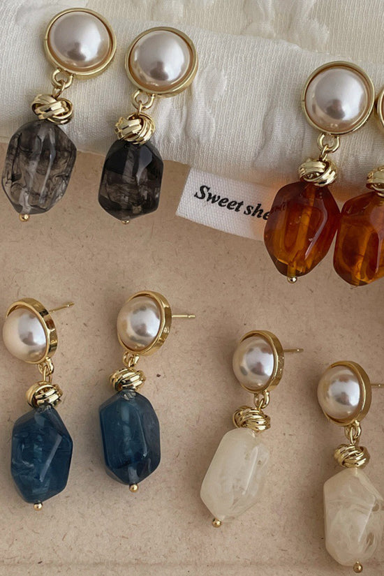 Elegant Pearl Drop Earrings