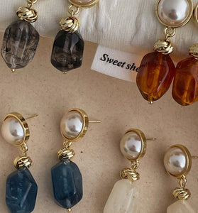Elegant Pearl Drop Earrings