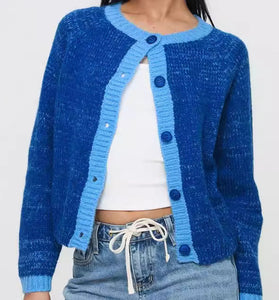 Button-Up Long Sleeve Casual Cardigan