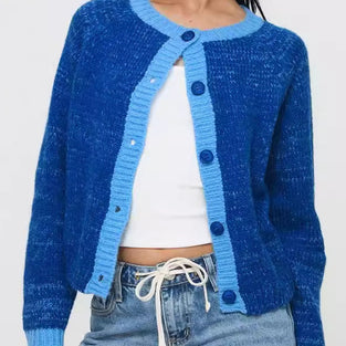 Button-Up Long Sleeve Casual Cardigan