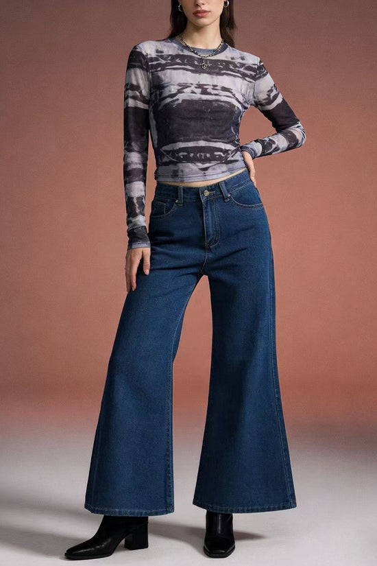 Classic Wide Leg Jeans