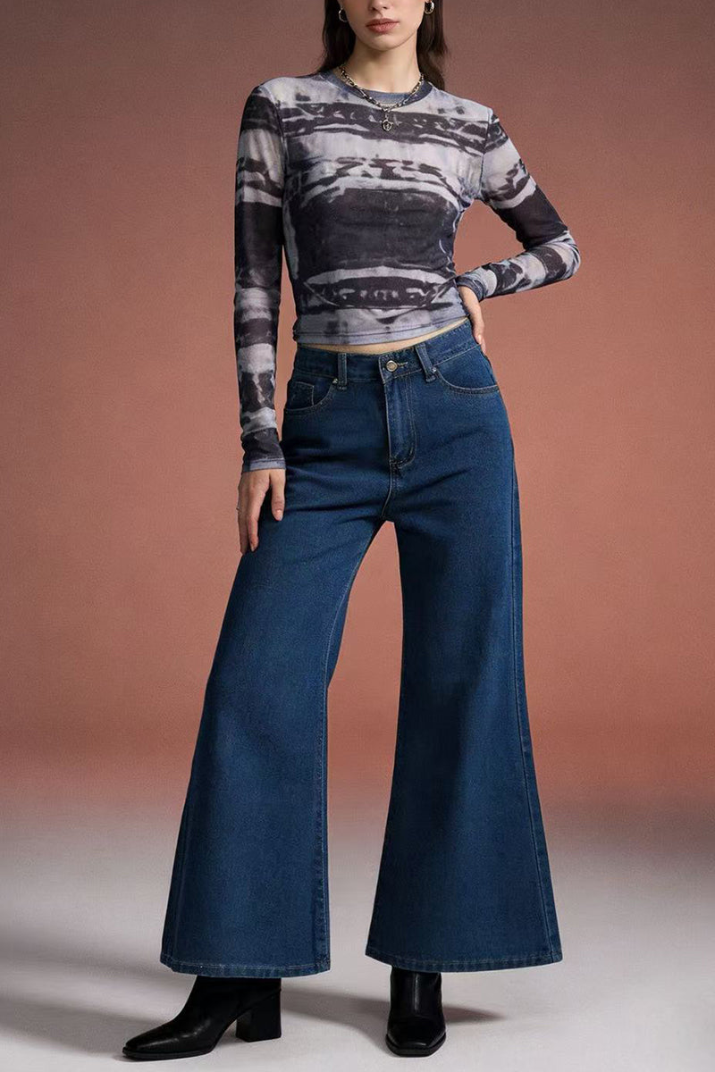 Classic Wide Leg Jeans
