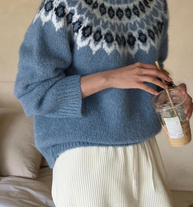 Nordic Pattern Cozy Sweater