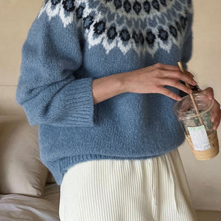 Nordic Pattern Cozy Sweater