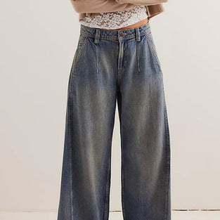 Relaxed Fit Straight Leg Jeans