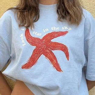 Starfish Graphic Casual T-Shirt