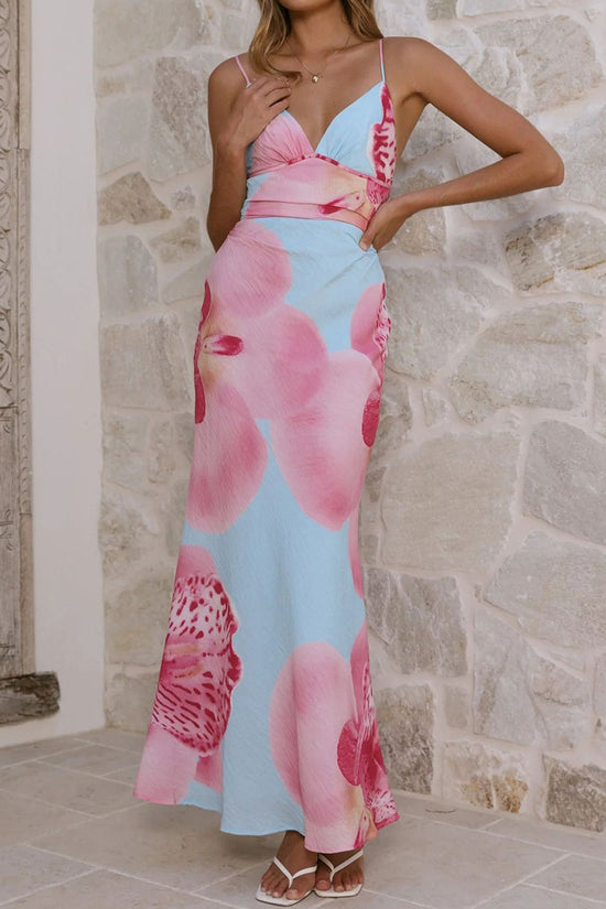 Floral Maxi Sleeveless Summer Dress