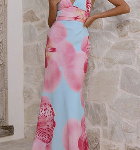 Floral Maxi Sleeveless Summer Dress