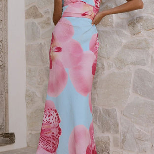 Floral Maxi Sleeveless Summer Dress