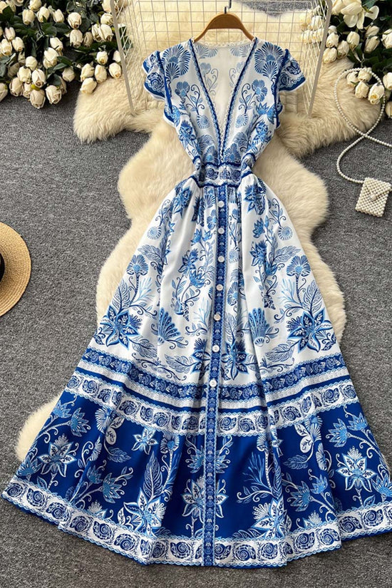 Floral Bohemian Maxi Dress